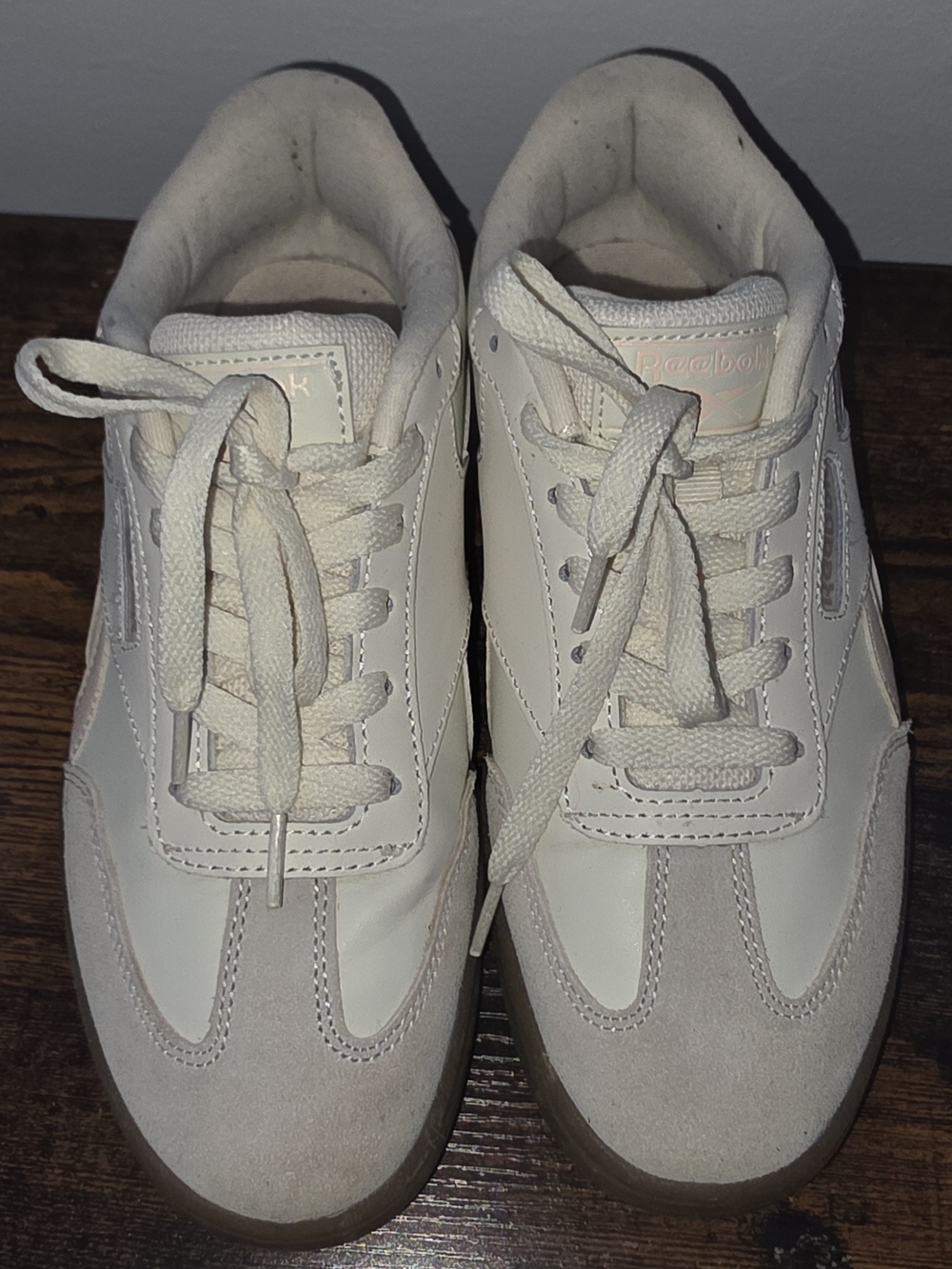 Reebok Women's Classic Leather Lace-Up Sneakers in Off-White